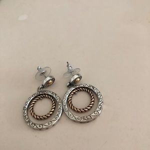 Brighton two tone earrings